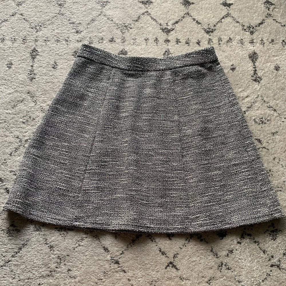 Gray LOFT Circle Skirt